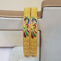 Raiyaraj Gold Plated Pack Of 3 Kada Bangles