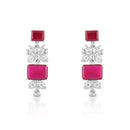 Nipura Red Grace Blossom Danglers