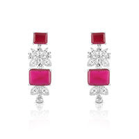 Nipura Red Grace Blossom Danglers