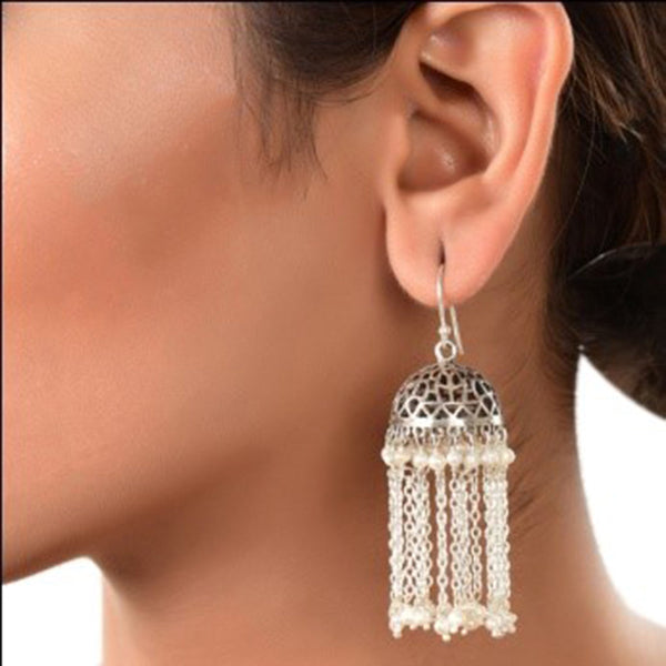 Silver Mountain 925 Sterling Silver Jhumki Earrings