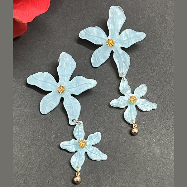 Shringarstreet Floral Dangler Earrings