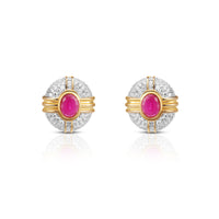 Nipura Scarlet Duchess Maze earrings