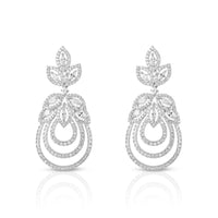 Nipura Silver Bouquet of Love Danglers