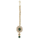 Etnico Gold Plated Kalank Inspired Kundan Maang Tikka for Women (T2021G)