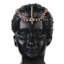 Etnico 18K Gold Plated Kundan Studded Bridal Matha Patti/Maang Tikka for Women (T2056M)