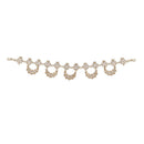 Etnico18k Gold Plated Traditional Floral Kundan Pearl Studded Rajasthani Sheeshphool/ Mathapatti for Women (T2062W)
