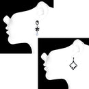 Mahi Combo of 2 Floral Dangler Earrings for Women (VERCO001045)