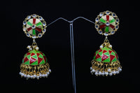 Midas Touch Gold Plated Jhumki Earrings